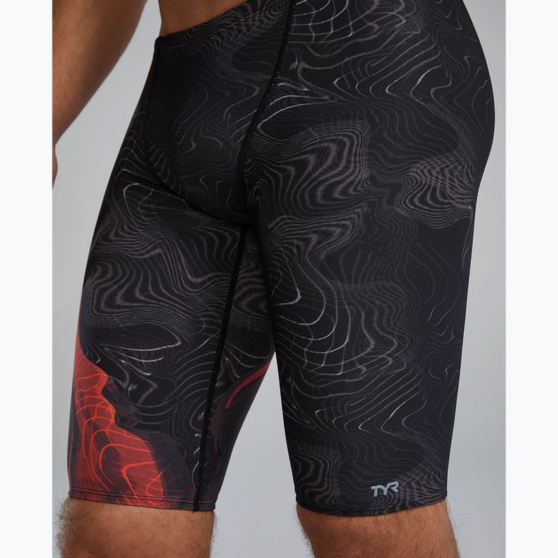 Men's swim jammers Tyr Durafast Elite Firestorm metalic fire 7