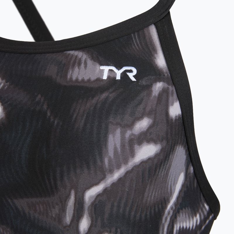 Women's one-piece swimsuit TYR Durafast Elite Waveform Diamondfit titanium 3