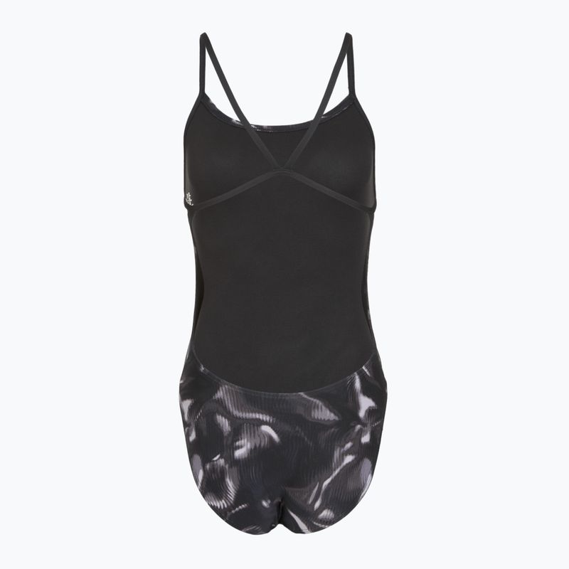 Women's one-piece swimsuit TYR Durafast Elite Waveform Cutoutfit titanium 2