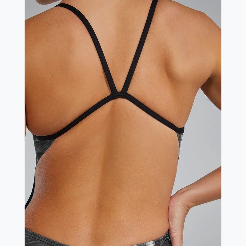 Women's one-piece swimsuit TYR Durafast Elite Waveform Cutoutfit titanium 11