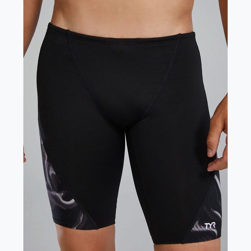 Men's swim jammers TYR Durafast Elite Waveform Blade Splice titanum 5