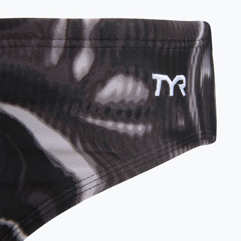 Men's swim briefs TYR Durafast Elite Waveform Brief titanum 3