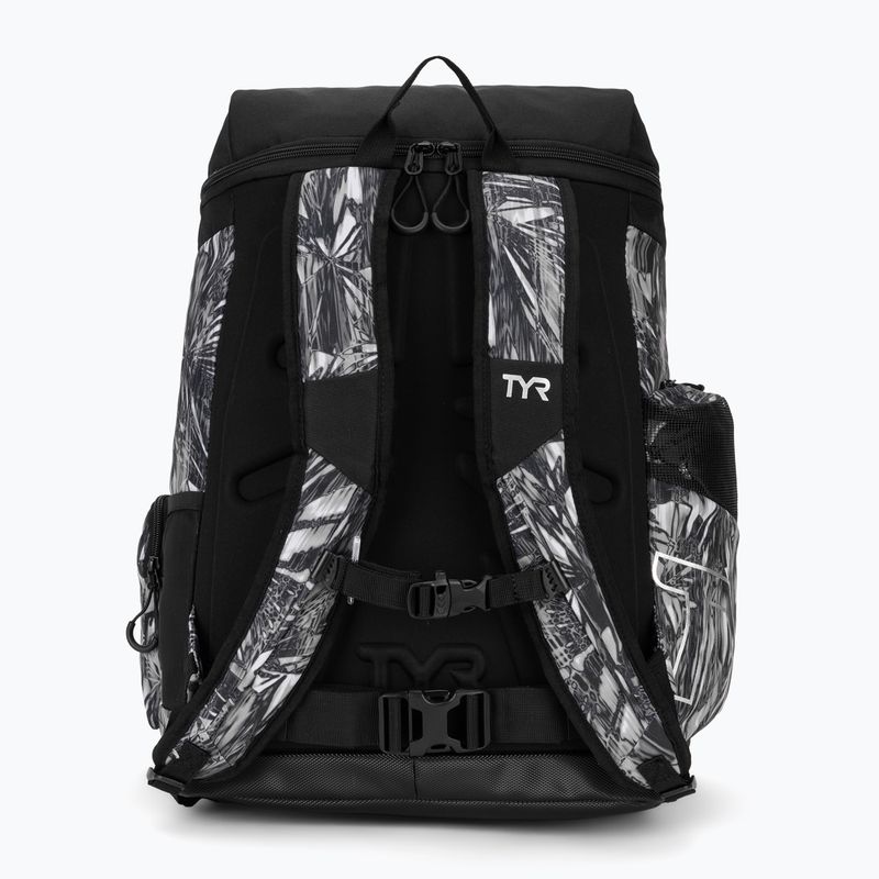 Swim backpack TYR Alliance Printed 45 l titanium fragment 3