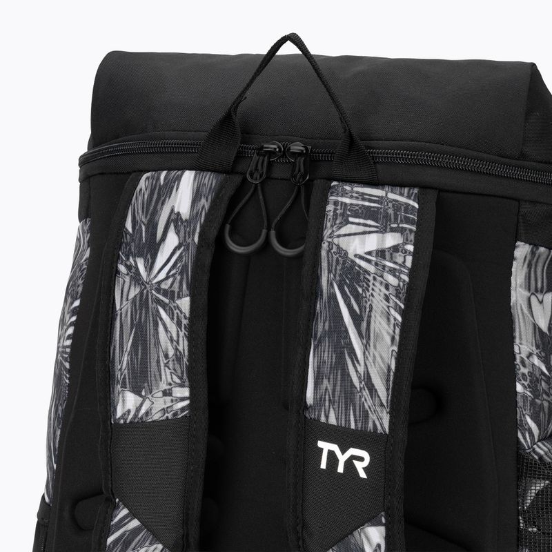 Swim backpack TYR Alliance Printed 45 l titanium fragment 4