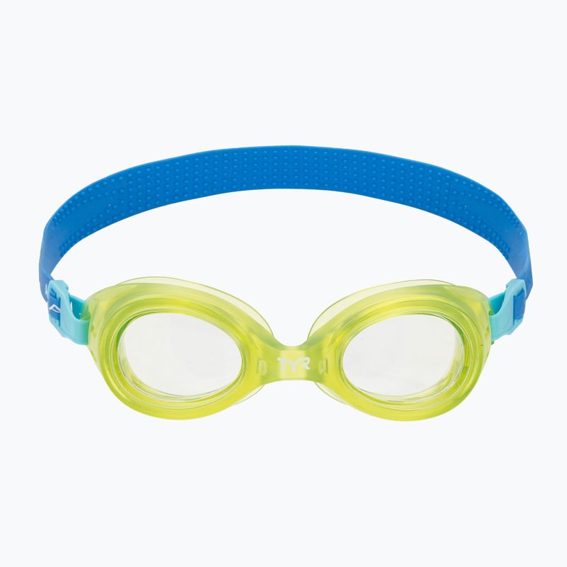 Children's swim goggles TYR Aqua Blaze royal/lime 2