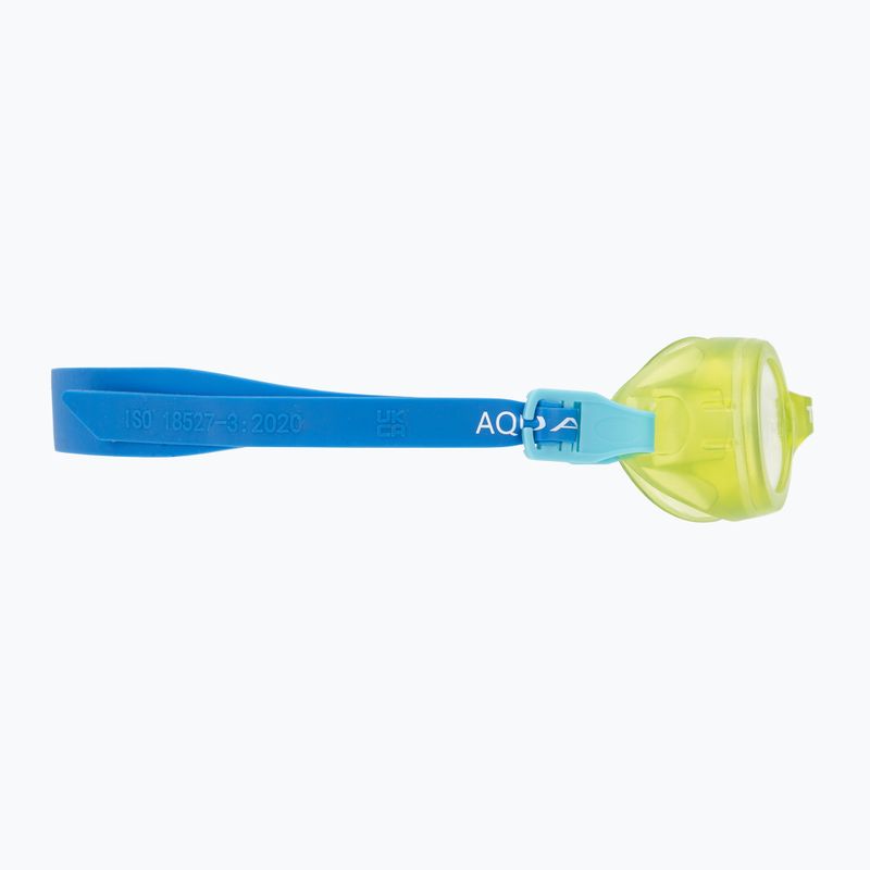 Children's swim goggles TYR Aqua Blaze royal/lime 3