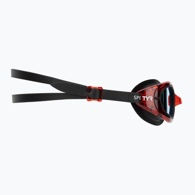 Swim goggles TYR Special Ops 2.0 Mirrored black/red 3
