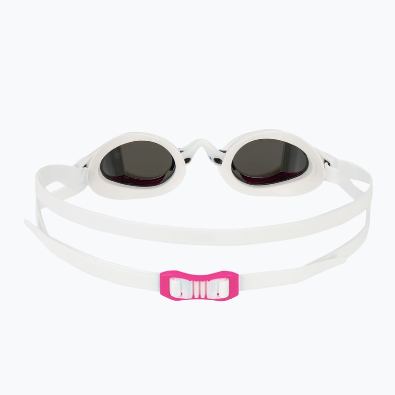 Swim goggles TYR Stealth-X Performance Mirrored pink/white 4