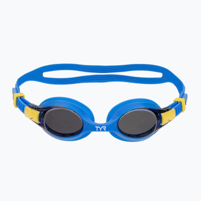Children's swim goggles TYR Swimple Metallized blue/yellow 2