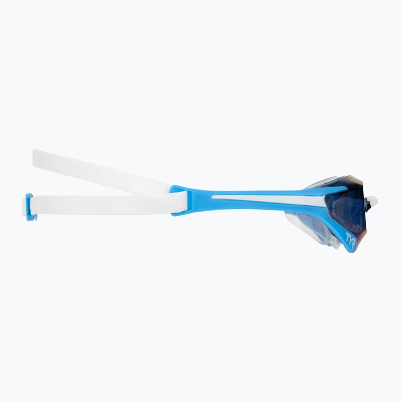 Swim goggles TYR Tracer-X Elite Racing Mirrored blue/white 3