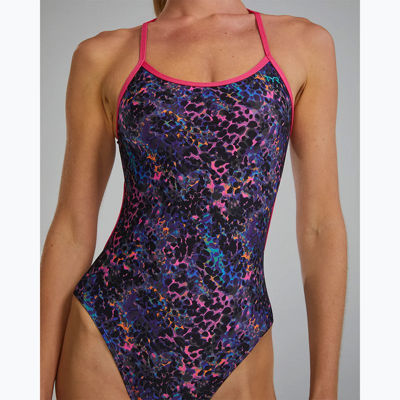 Women's one-piece swimsuit TYR Durafast Elite Trinityfit petunia stipple 5
