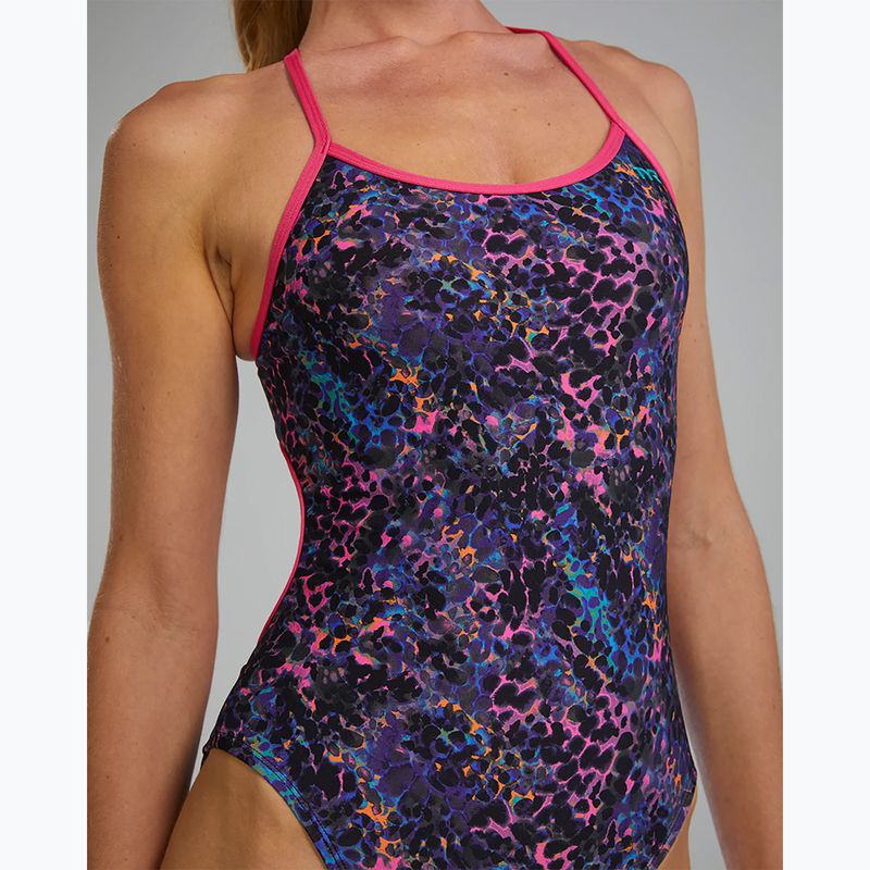 Women's one-piece swimsuit TYR Durafast Elite Trinityfit petunia stipple 6