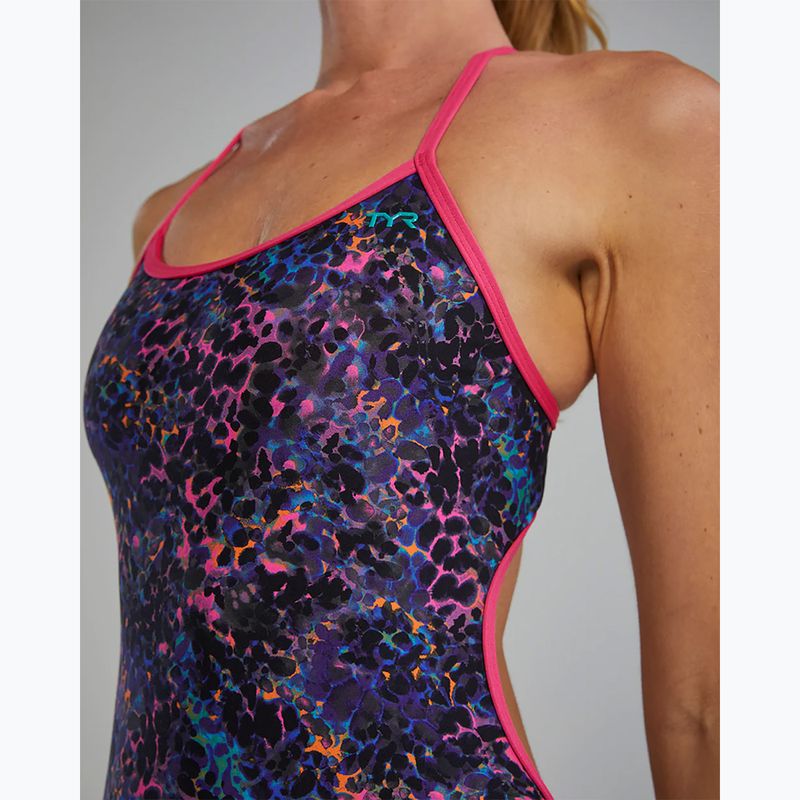 Women's one-piece swimsuit TYR Durafast Elite Trinityfit petunia stipple 7
