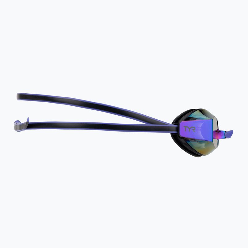 Women's swimming goggles TYR Blackops 140 Ev Racing Mirrored purple/green 3
