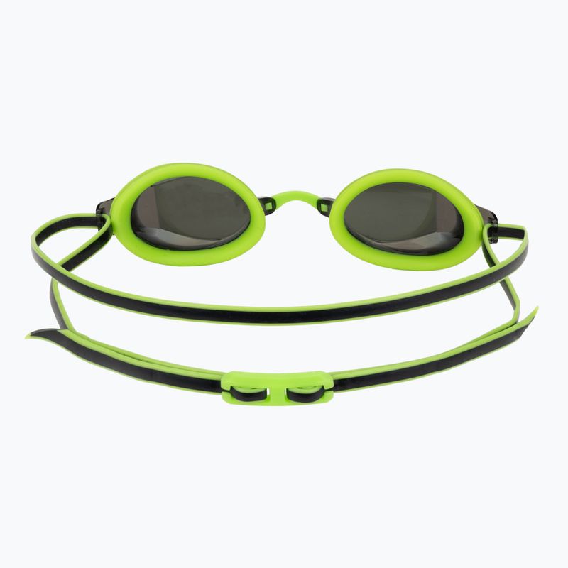 Swimming goggles TYR Blackops 140 Ev Racing Mirrored bright green/black 4