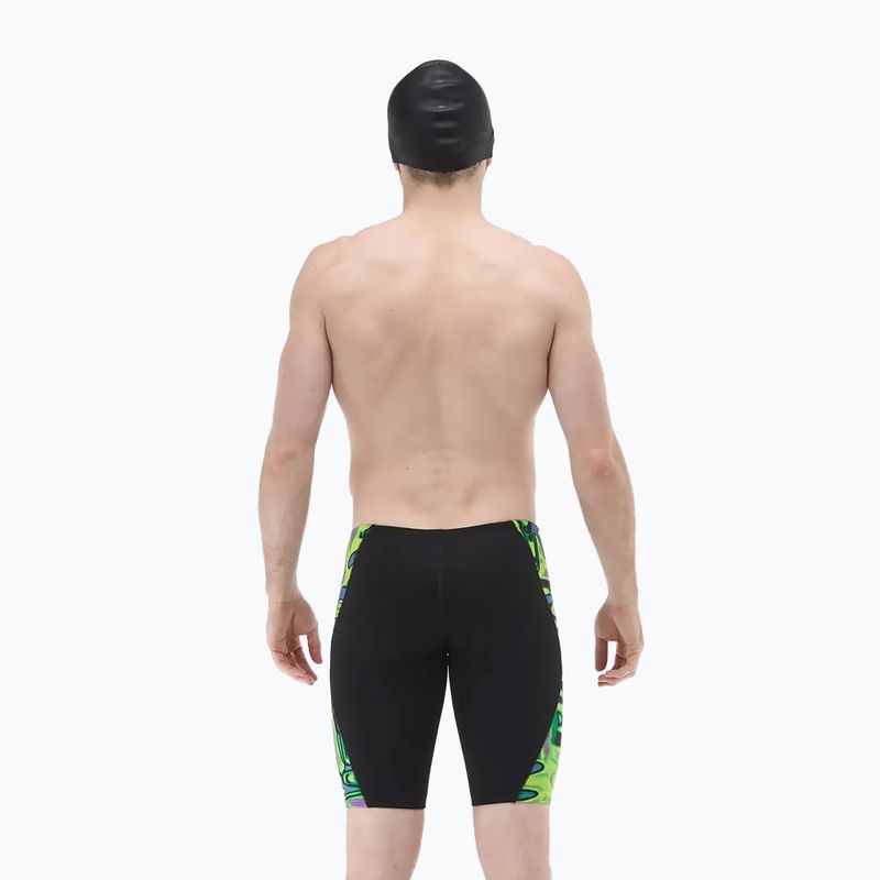 Men's swim jammers TYR Splice Flux Jammer lime/multi 3
