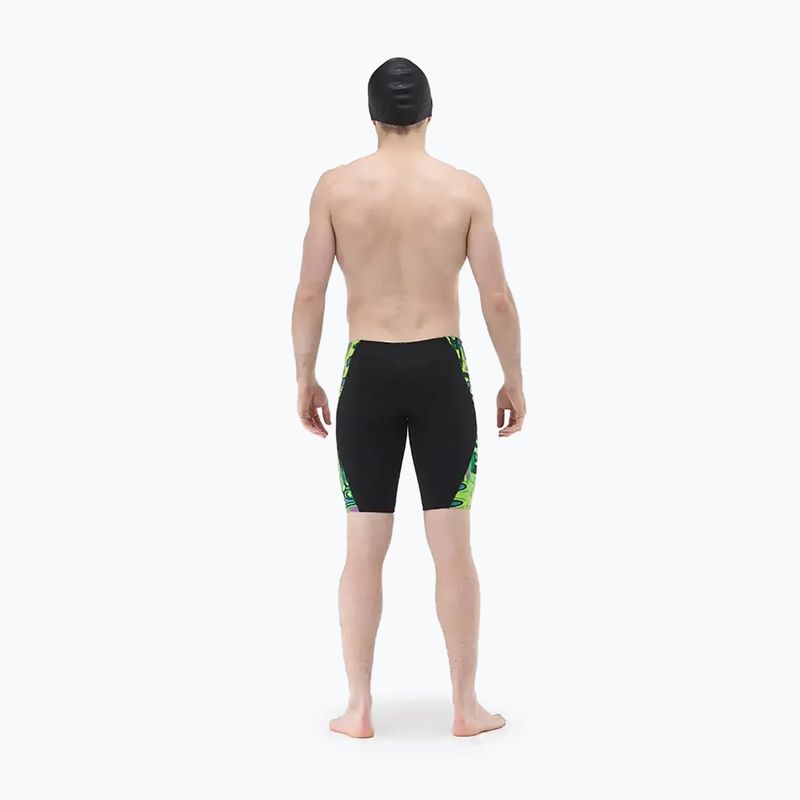 Men's swim jammers TYR Splice Flux Jammer lime/multi 4