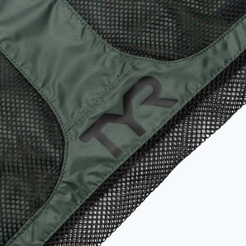 Swimming bag TYR Big Mesh Mummy 40 l olive 5