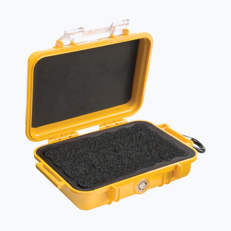 Storage container PELI 1020 Micro Case black/yellow 2
