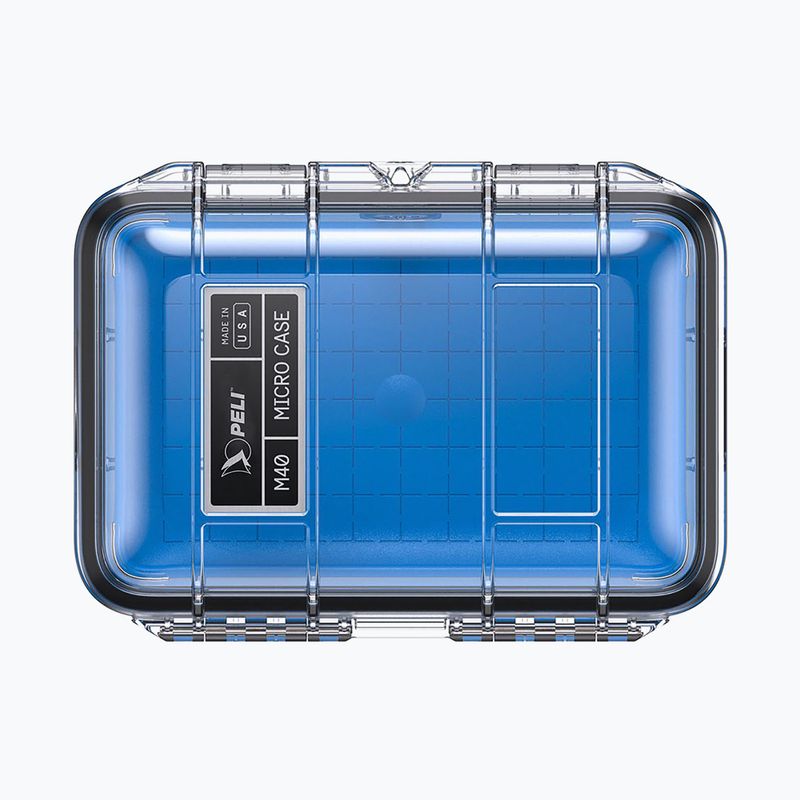 Storage container PELI M40 Micro Case clear blue 3