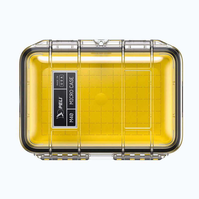 Storage container PELI M40 Micro Case clear yellow 3