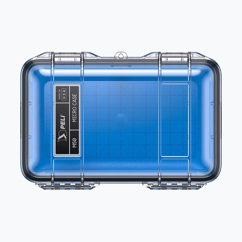 Storage container PELI M50 Micro Case clear blue 3