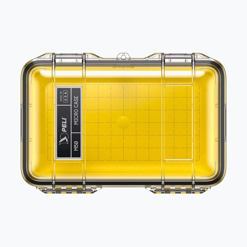 Storage container PELI M50 Micro Case clear yellow 3