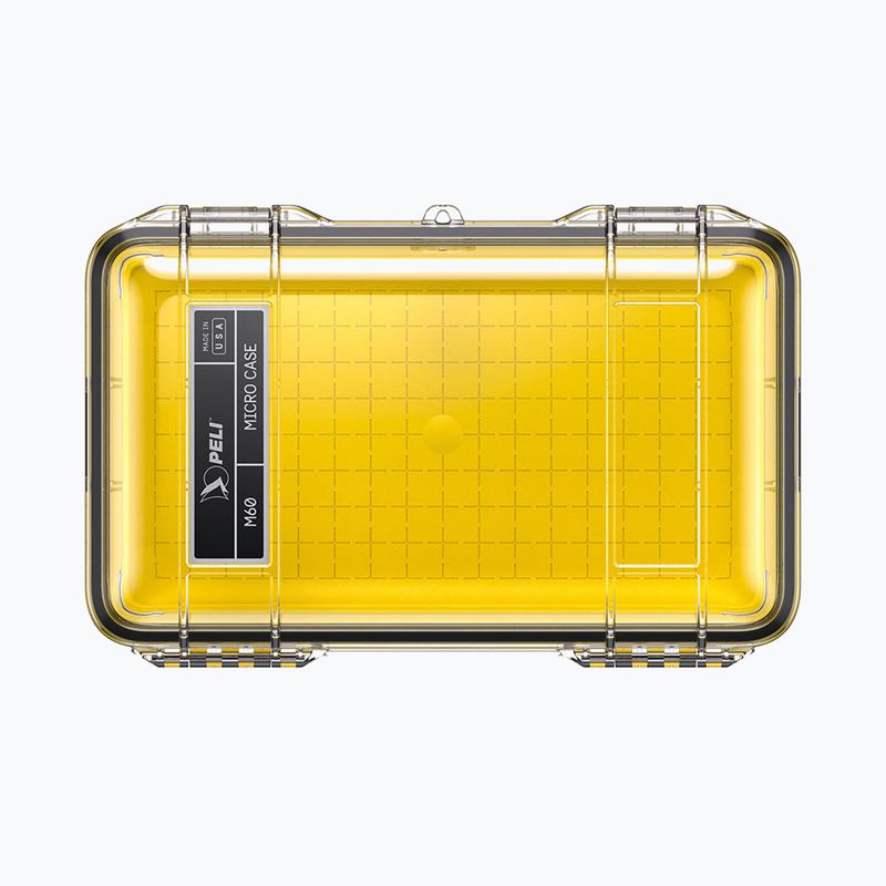 Storage container PELI M60 Micro Case clear yellow 3