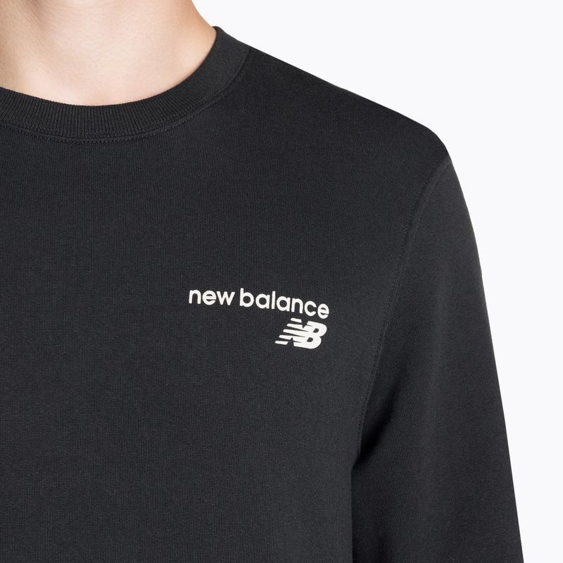 Men's New Balance Classic Core Fleece Crew sweatshirt black 3