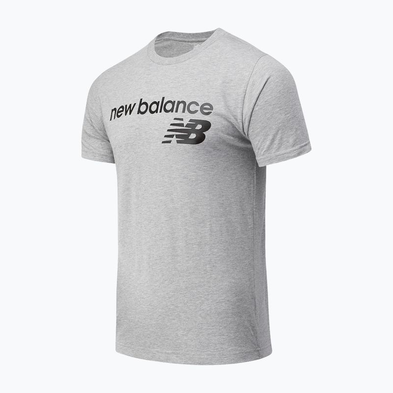 Men's New Balance Classic Core Logo grey T-shirt