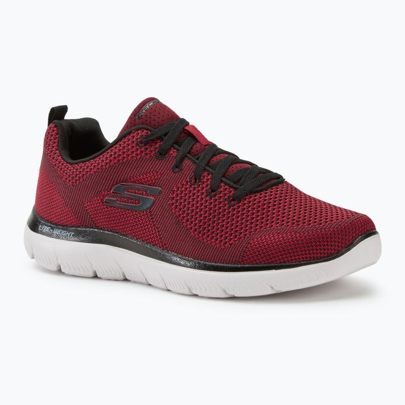 SKECHERS Summits Brisbane red/black men's shoes