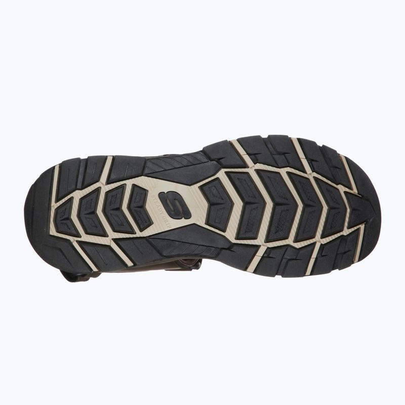 SKECHERS Tresmen Hirano chocolate men's sandals 12