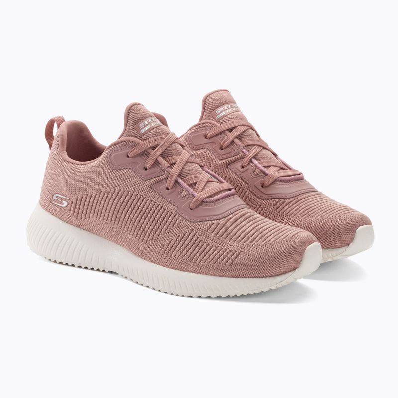 Women's SKECHERS Bobs Squad Tough Talk blush sneakers 4