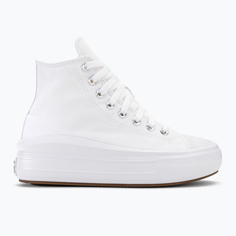 Converse women's trainers Chuck Taylor All Star Move Platform Hi white/natural ivory/black 3