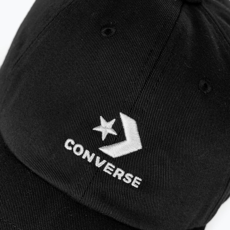 Converse Logo Lock Up Baseball cap converse black 4