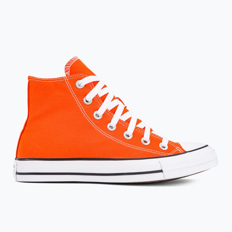 Converse Chuck Taylor All Star Hi orange/white/black trainers 2
