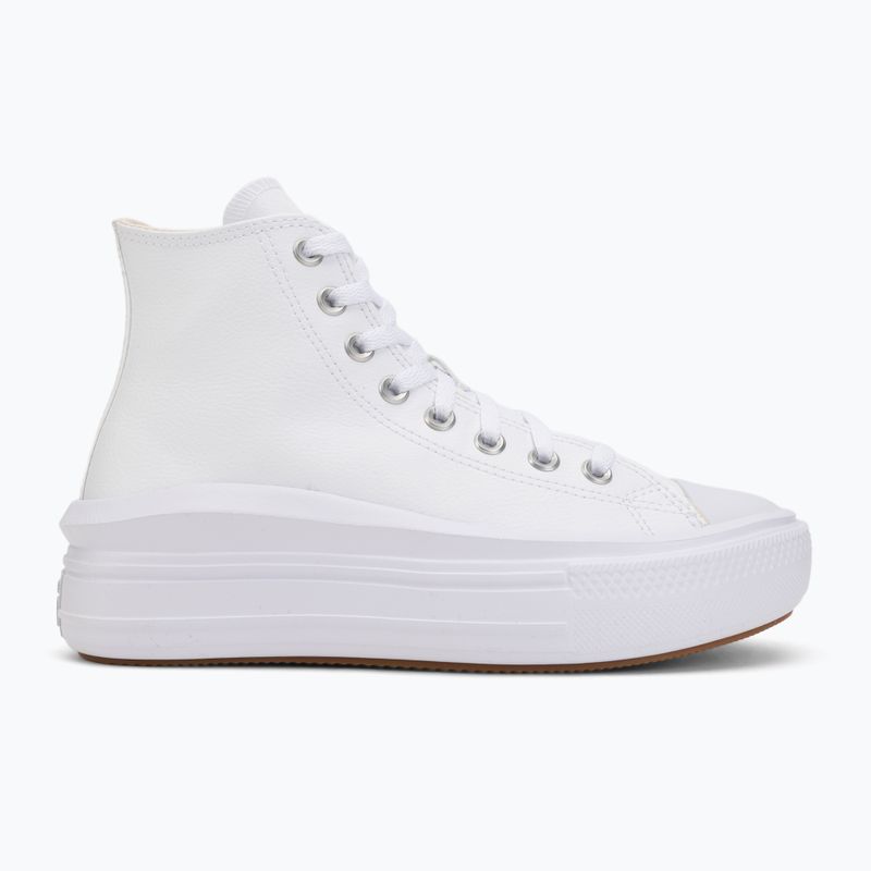 Women's trainers Converse Chuck Taylor All Star Move Platform Leather white 2