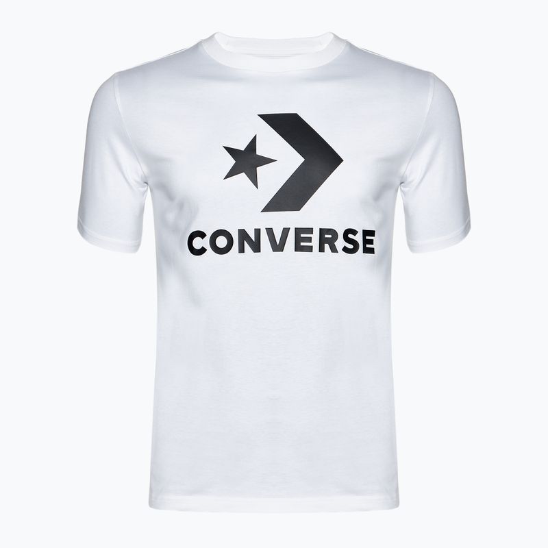 Converse Go-To Star Chevron Logo Standard-Fit T shirt 10025458-A303 white