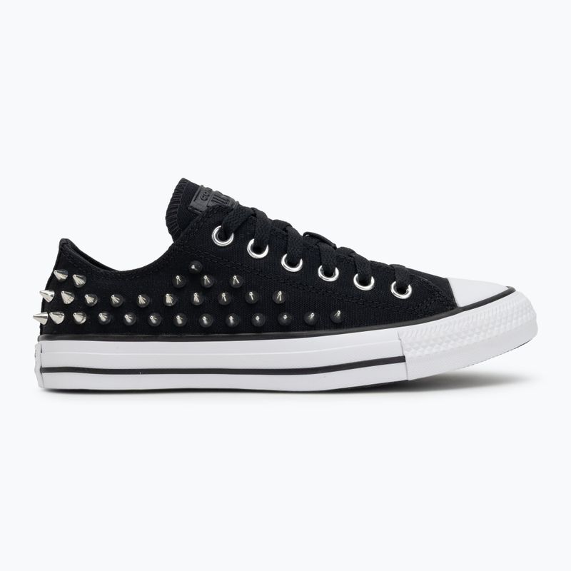 Chuck Taylor All Star Studded black/silve/white children's trainers 2