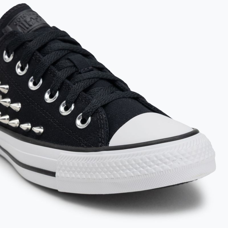 Chuck Taylor All Star Studded black/silve/white children's trainers 7