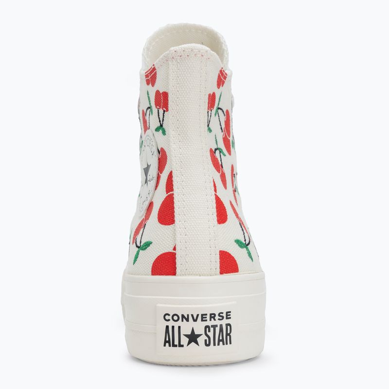 Women's trainers Converse Chuck Taylor All Star Lift Platform Cherries Hi egret/red/green 6