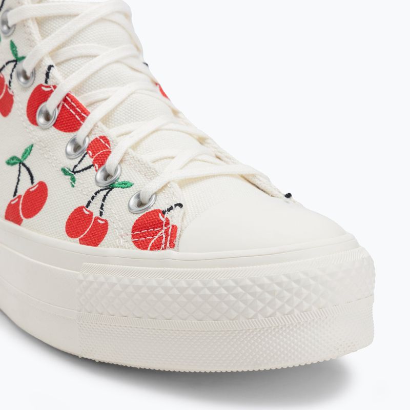Women's trainers Converse Chuck Taylor All Star Lift Platform Cherries Hi egret/red/green 7