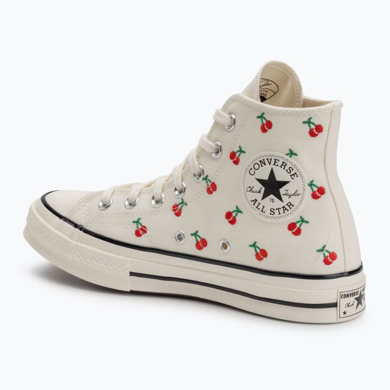 Converse women's trainers Chuck 70 Cherries egret/black/red 3