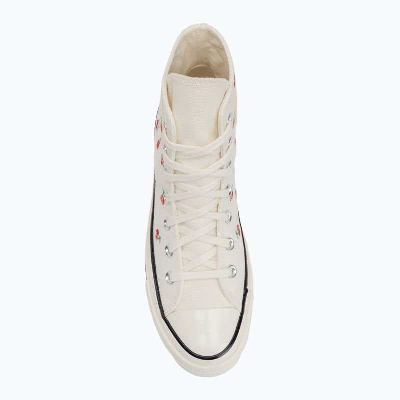 Converse women's trainers Chuck 70 Cherries egret/black/red 5