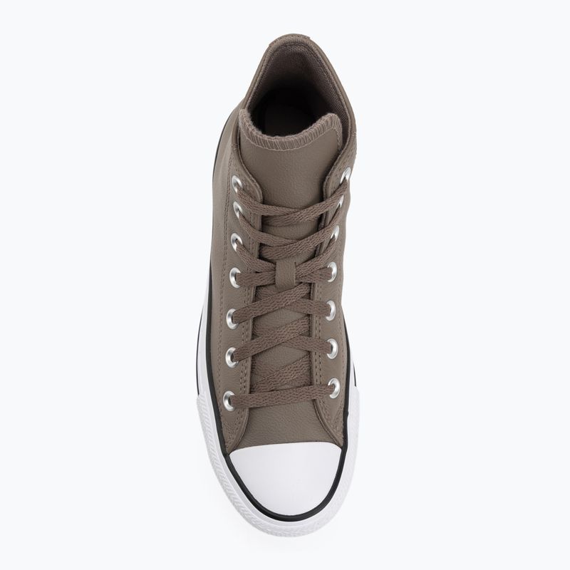Trainers Converse Chuck Taylor All Star Faux Leather Hi classic taupe/dark matter 5