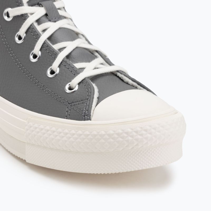 Women's trainers Converse Chuck Taylor All Star EVA Lift Platform Leather sharkskin/warm quarry/egret 7