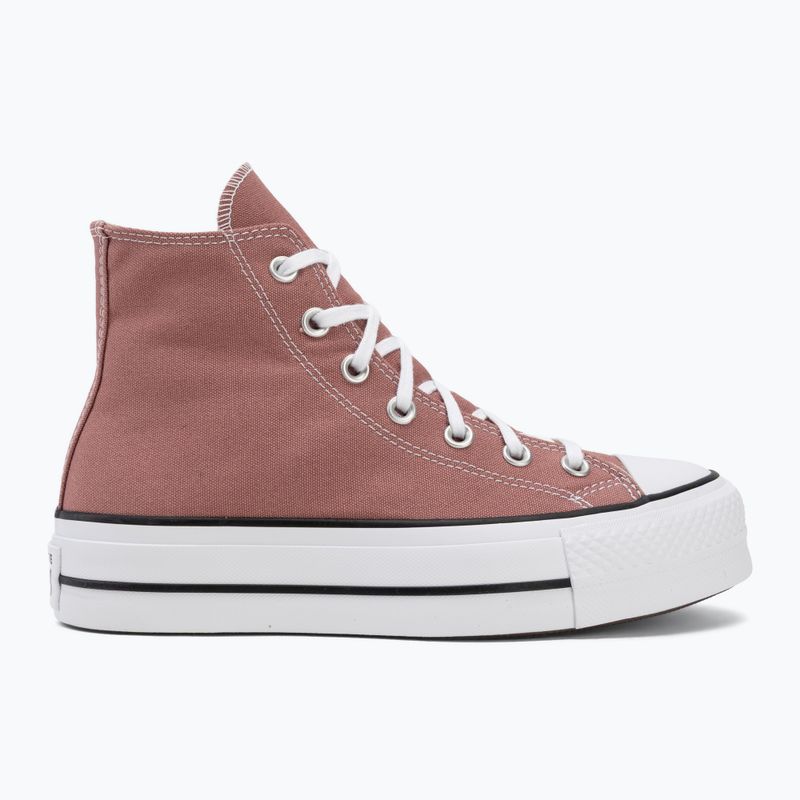 Women's trainers Converse Chuck Taylor All Star Lift Hi light saddle/natural ivory 2