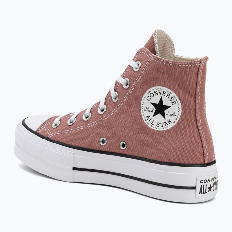 Women's trainers Converse Chuck Taylor All Star Lift Hi light saddle/natural ivory 3