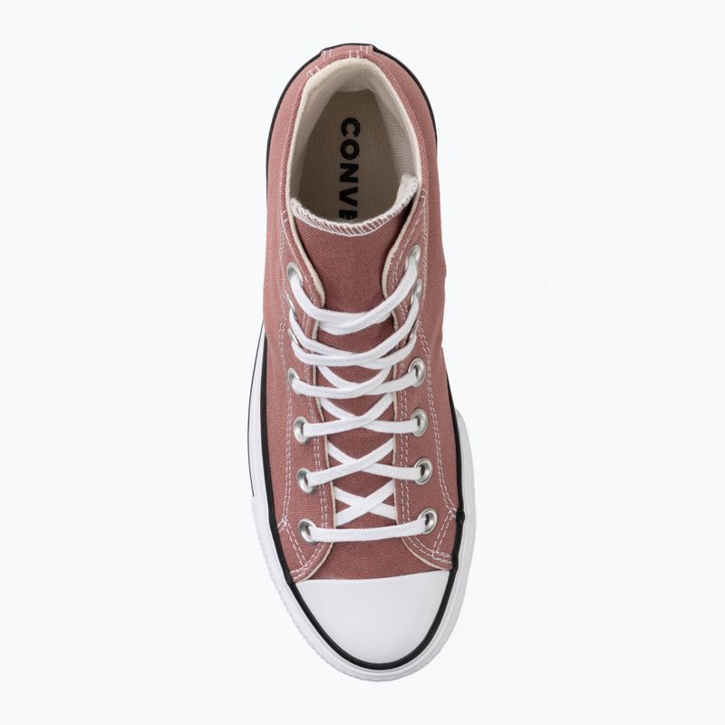 Women's trainers Converse Chuck Taylor All Star Lift Hi light saddle/natural ivory 5