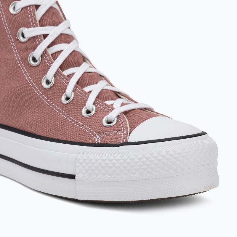 Women's trainers Converse Chuck Taylor All Star Lift Hi light saddle/natural ivory 7